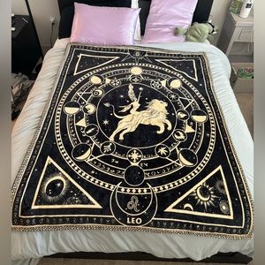 Astrology LEO Throw Blanket